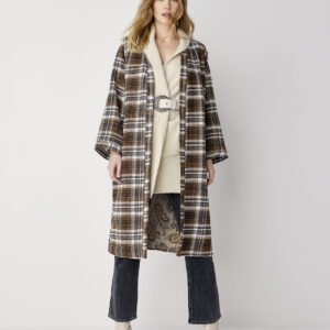 Summum Plaid Reversible Wrap Jacket